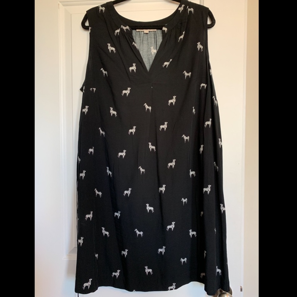 LOFT Plus zebra-print dress